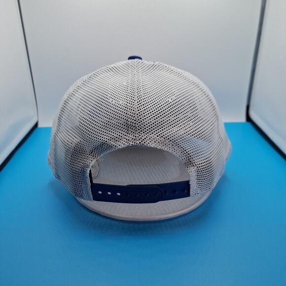 New Era Texas Rangers Squared Patch Low Profile 9FIFTY Snapback Hat Blue - Picture 4 of 7